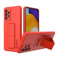 Wozinsky Kickstand Case silikonové pouzdro se stojánkem Samsung Galaxy A73 červené 5907769319976