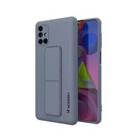 Wozinsky Kickstand Case silikonové pouzdro se stojánkem Samsung Galaxy M51 modré 5907769317392