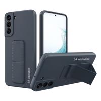 Wozinsky Kickstand Case silikonové pouzdro se stojánkem Samsung Galaxy S22+ tmavě modré 5907769319921