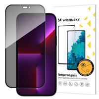 Wozinsky Privacy Glass s antišpionážním filtrem pro iPhone 15 - černý 5907769309083