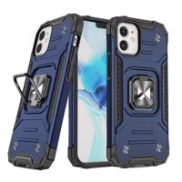 Wozinsky Ring Armor iPhone 14 obrněné pouzdro magnetický držák kroužek modrý 5907769320316