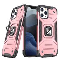 Wozinsky Ring Armor pancéřové hybridní pouzdro + magnetický držák iPhone 13 Pro Max růžové 5907769317996