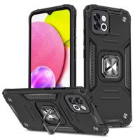 Wozinsky Ring Armor pouzdro Samsung Galaxy A03 pancéřové pouzdro magnetický držák kroužek černá 5907769320507