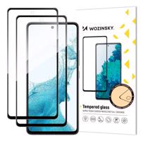 Wozinsky sada 2x superpevné Full Glue tvrzené sklo přes celou obrazovku s rámečkem Case Friendly Samsung Galaxy A53 5G černá 5907769318917