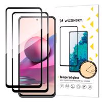 Wozinsky sada 2x superpevné Full Glue tvrzené sklo přes celou obrazovku s rámečkem Case Friendly Xiaomi Redmi Note 10 / Redmi Note 10S / Redmi Note 11 Global / Redmi Note 11S Global černá 5907769318153