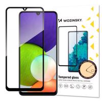 Wozinsky super odolné Full Glue tvrzené sklo přes celou obrazovku s rámečkem Case Friendly Samsung Galaxy A22 4G černé 5907769316623