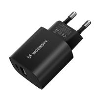 Wozinsky WGWCB USB-A USB-C 20W síťová nabíječka - černá 5907769308376 5907769308376