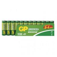 Zinková baterie GP Greencell AA (R6) - 12 ks B1220F